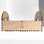 Wood “A” Number 10 Envelope Letter & Storage Box  (Back)