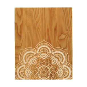 Wood and Mandala Wall Decor
