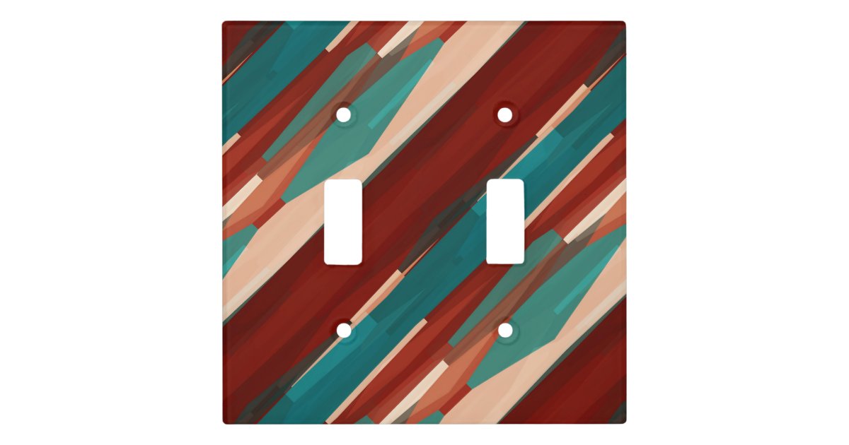 Wood and Turquoise Light Switch Cover | Zazzle