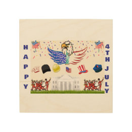 Wood Art-4th of July Wood Wall Art