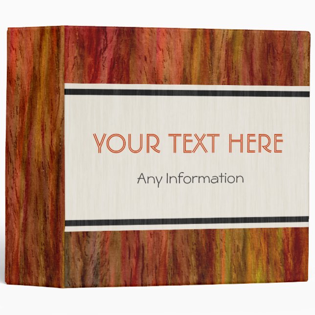 Wood Art Binder 9 (Front/Spine)