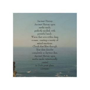WOOD ART POEM ANCIENT HISTORY DESIGN