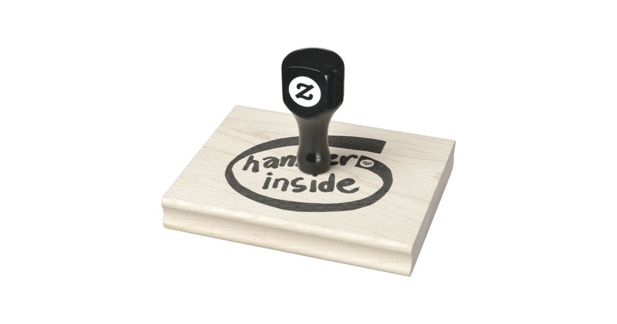 Wood Art Stamp Zazzle