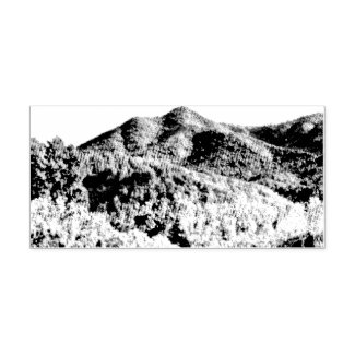 Wood Art Stamp Mt Tamalpais 