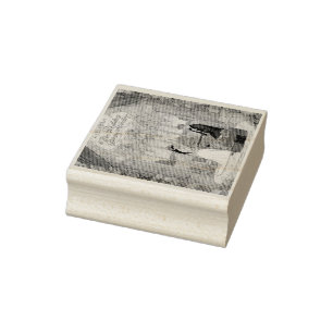 Wood Art StampHandcrafted Wood Art Stamp - Unique 