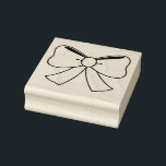 Wood Art Stamps/Bow Rubber Stamp<br><div class="desc">Christmas Wood Art Stamps/Bow Transform any craft project with these personalized maple wood art stamps. Leave a customized impression by uploading a design, image, pattern, or text onto our site and make a unique wood stamp. Available in six sizes Laser engraved on foam cushion Option of adding wooden handle Ink...</div>