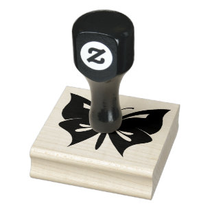 Wood Art Stamps/Butterfly3 Rubber Stamp