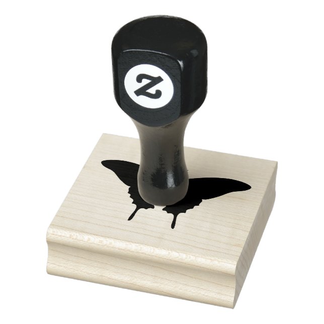 Wood Art Stamps/Butterfly Rubber Stamp (Stamp)