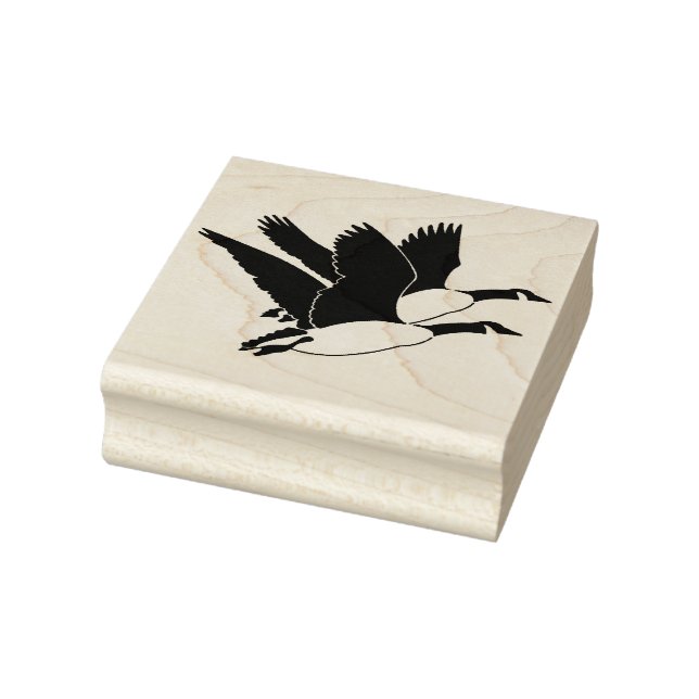 Wood Art Stamps/Geese Rubber Stamp (Stamp)