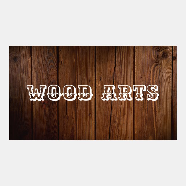 Wood Art YouTube Banner (Front)