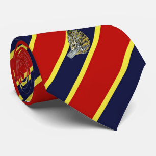 Wood Badge Bobwhite Striped Dress Tie