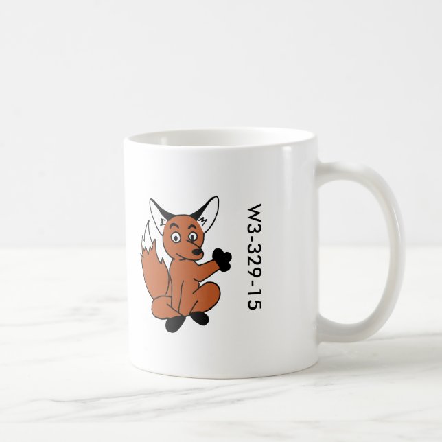 Wood Badge Fox Mug (Right)