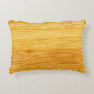 Wood bamboo background texture accent pillow