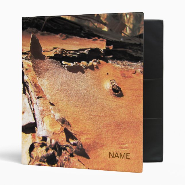 Wood Bark Binder (Front/Inside)