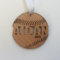 Wood Baseball Ornament for Christmas Team Gifts