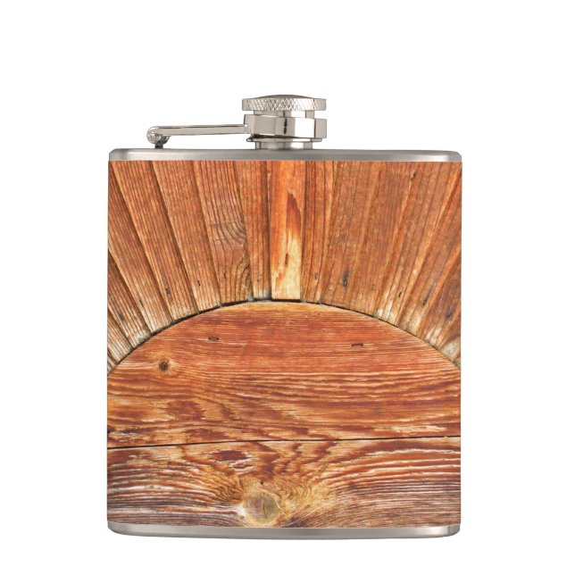Wood Beam Flask (Front)