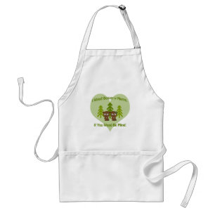 Wood beavery merry if you wood be mine adult apron