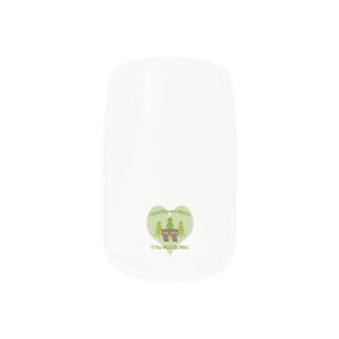 Wood beavery merry if you wood be mine minx nail art