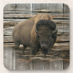 Wood Bison Beverage Coaster
