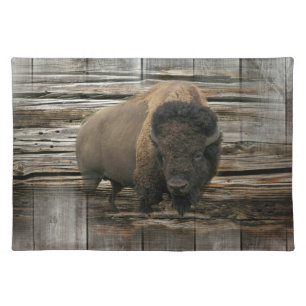 Wood Bison Cloth Placemat