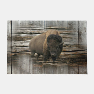 Wood Bison Doormat