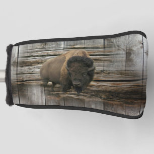 Wood Bison Golf Head Cover