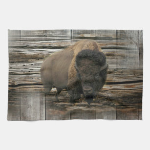 Bison and Grizzly Bear Kitchen Towel Set