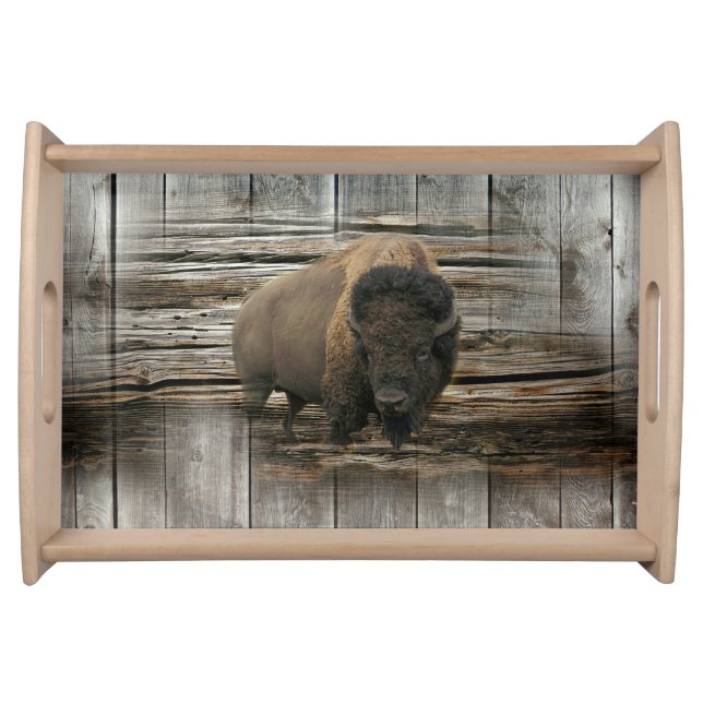 Wood Bison Serving Tray (Front)