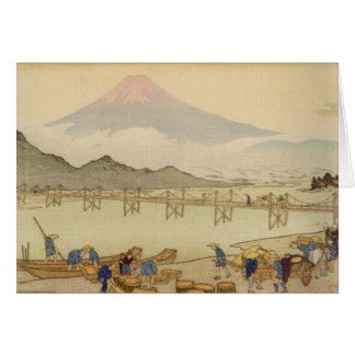 Wood block painting cards