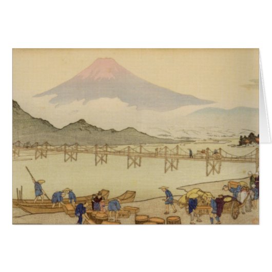 Wood block painting cards (Front Horizontal)