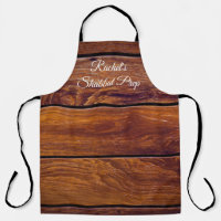 Wood Board Effect  Apron