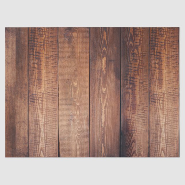 Wood Boards Background  Decoupage Tissue Paper (Front)