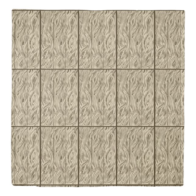 wood boards duvet comforter cover (Front)