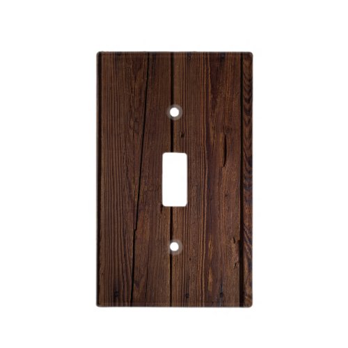 Wood Boards Wood Wall Texture Light Switch Cover