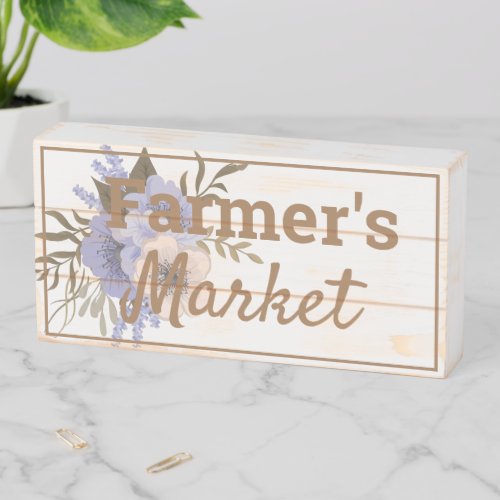 Wood Box Art_Farmers Market