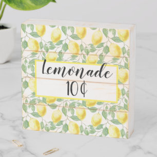 Wood Box Art-Lemonade 10 cents