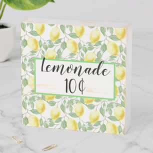 Wood Box Art-Lemonade 10 cents
