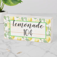 Wood Box Art-Lemonade 10 cents