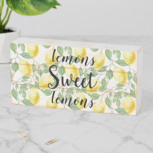 Wood Box Art-Lemons