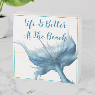 Wood Box Art-Mermaid Beach