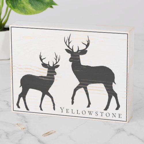 Wood Box Art_Yellowstone Deer