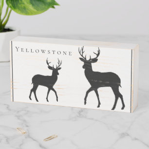 Wood Box Art-Yellowstone Deer