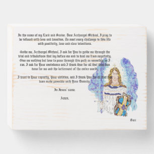 Wood Box design : Archangel Micheal