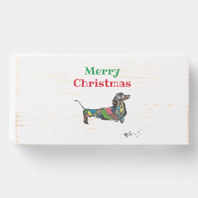 Wood Box Sign  (Front Horizontal)