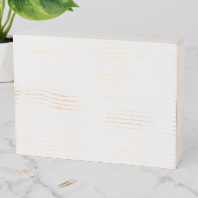 Wood Box Sign (In Situ Horizontal)