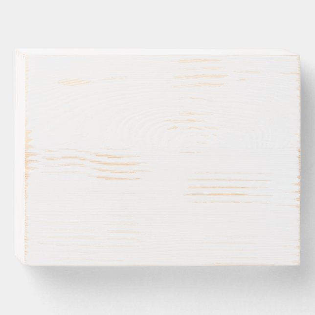 Wood Box Sign (Front Horizontal)