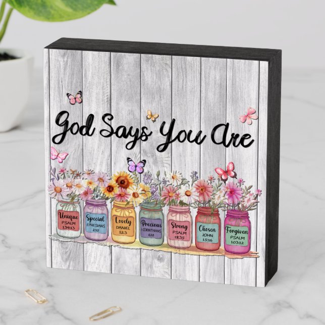 Wood Box Sign (In Situ Horizontal)