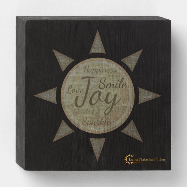 Wood Box Sign (Front Horizontal)