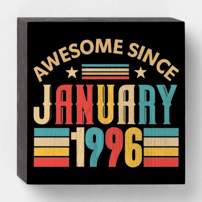 Wood Box Sign (Front Horizontal)