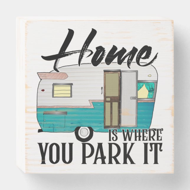 Wood Box Sign (Front Horizontal)